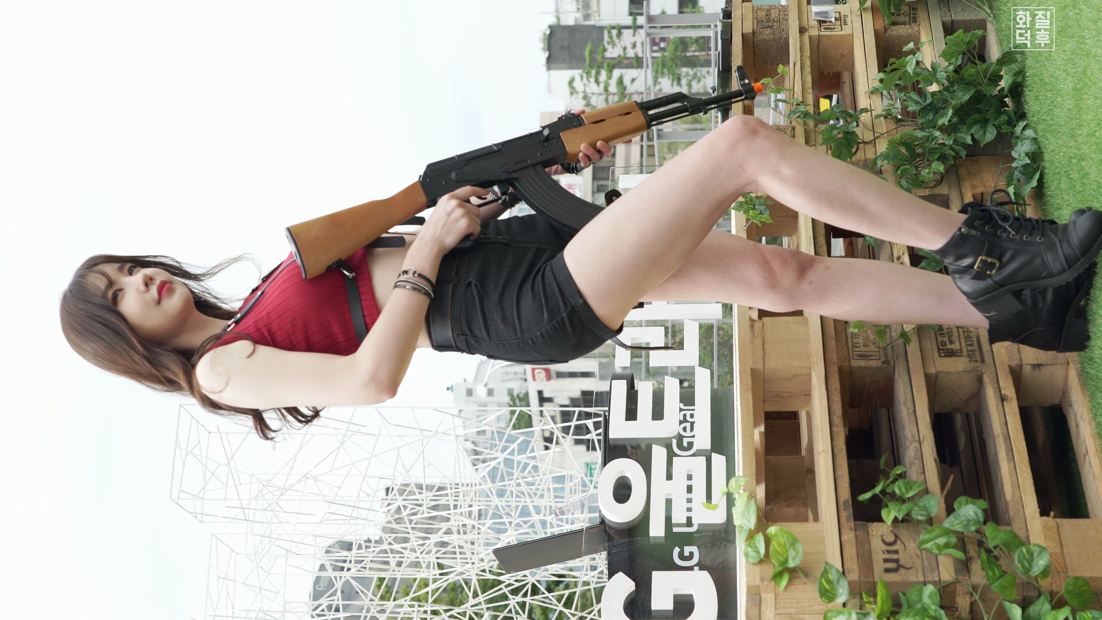 2019 韩国车模现场直拍 Racing Model Hong Jiyeon 4K